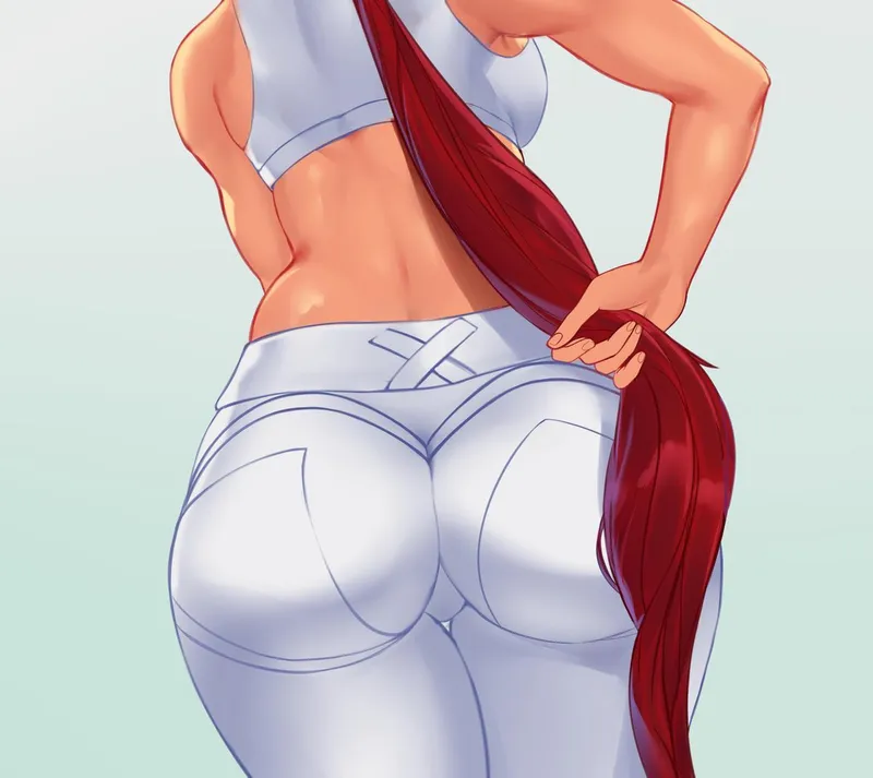 Thumbnail Forte's ponytail and fit peach (FlatObelisk) [original]
