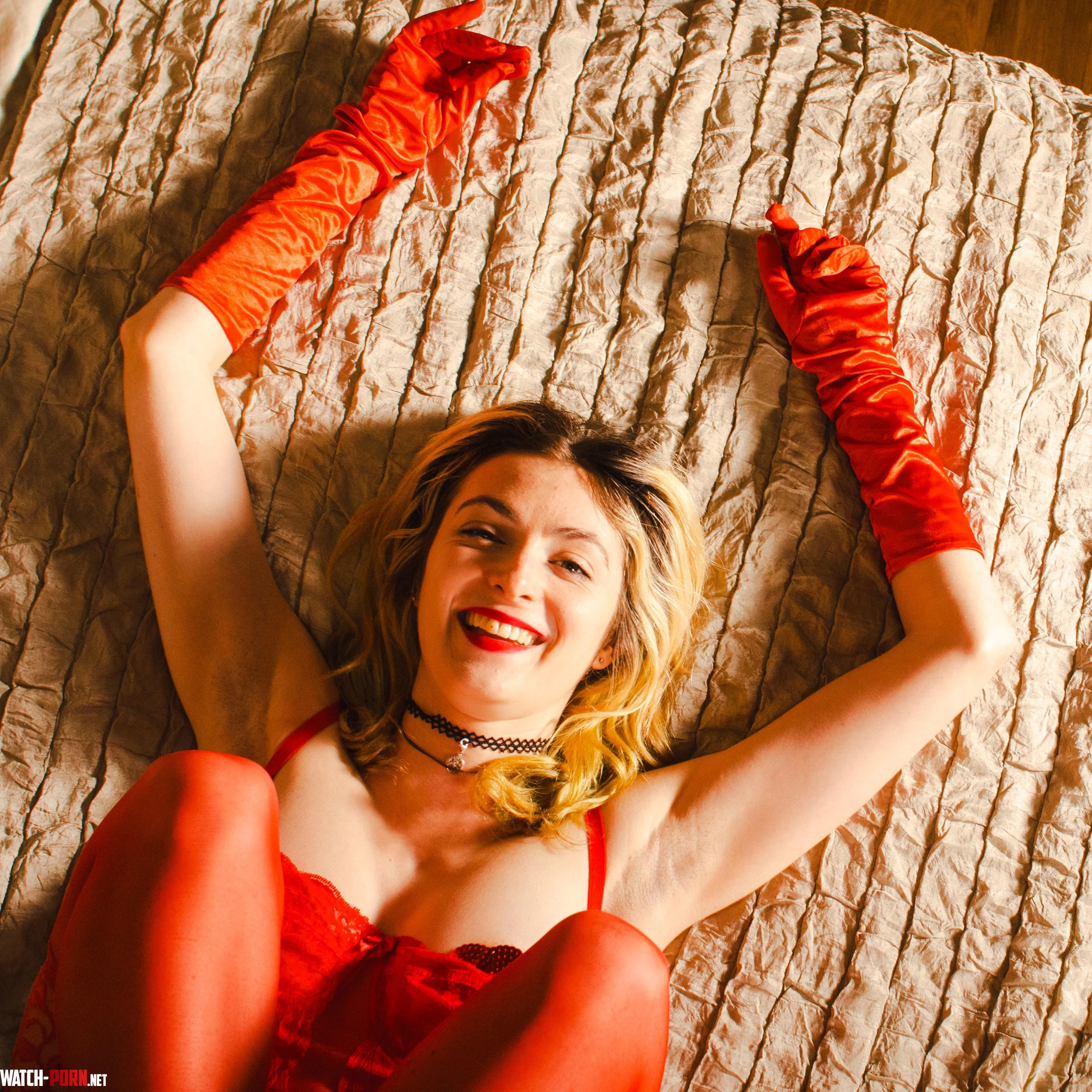 I'm Lily and I love red lingerie by LilyBlack1001