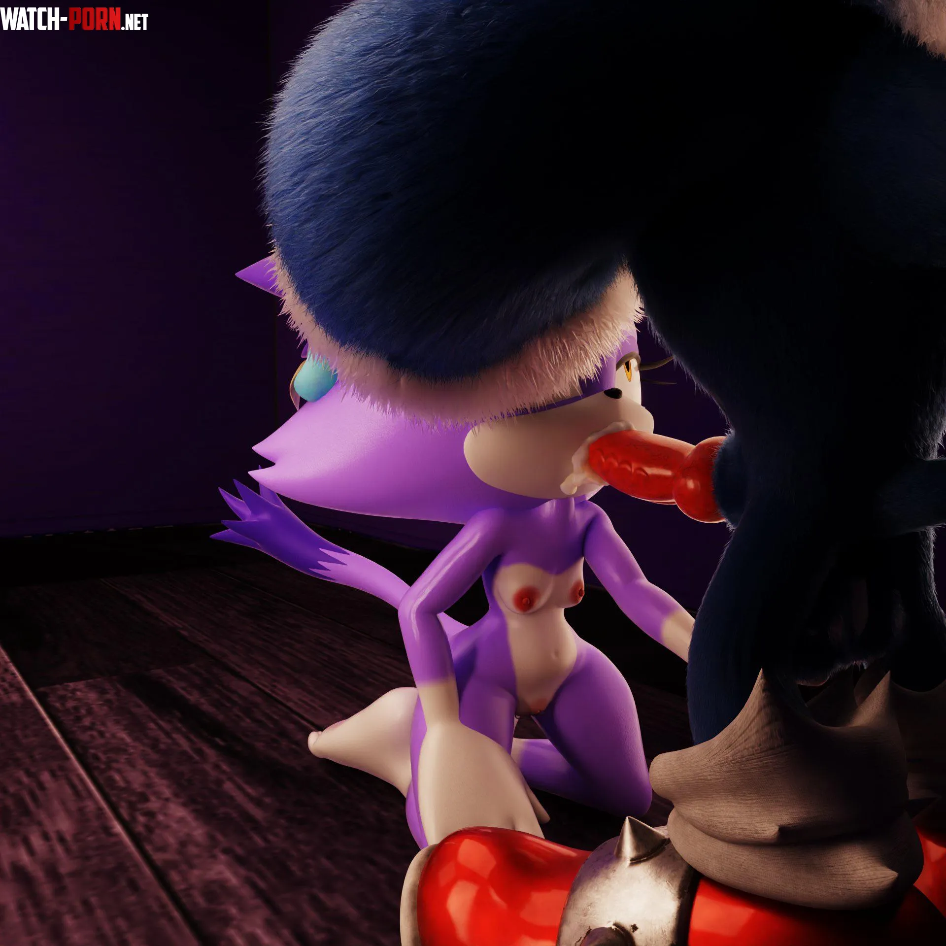 Blaze was thirsty for werehog cum (theyoonandonly) by skylander12345