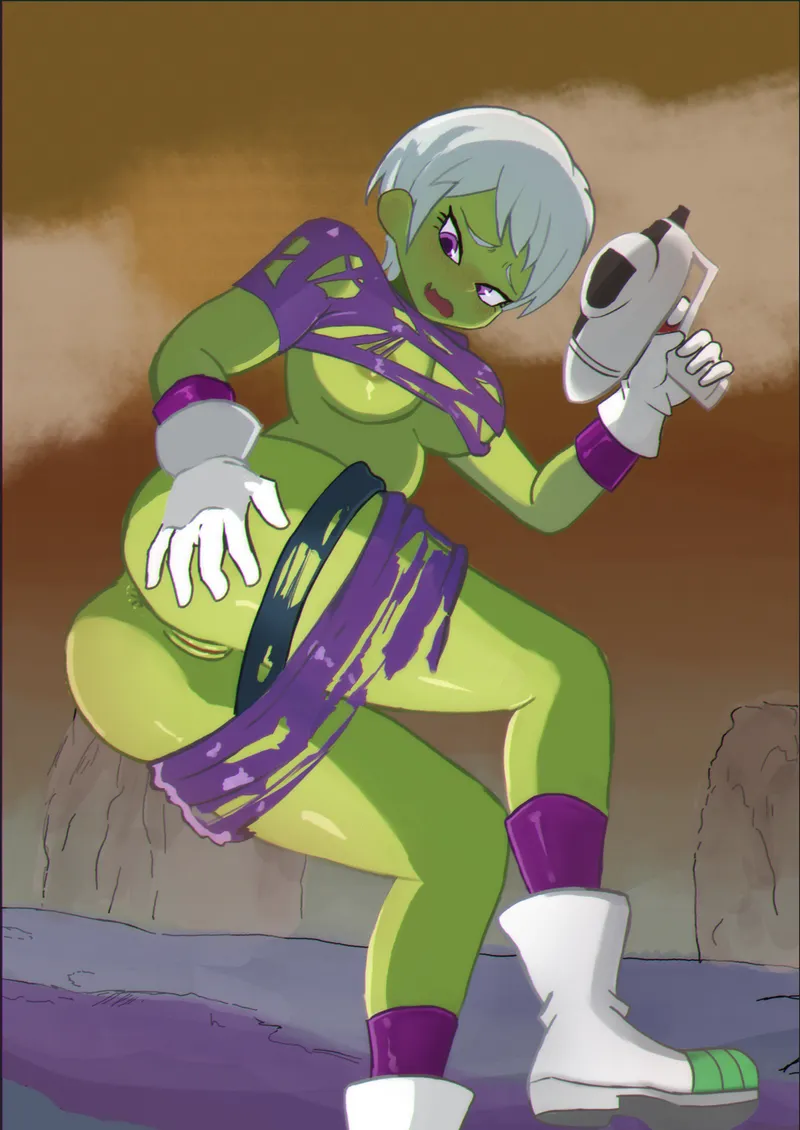 Thumbnail Cheelai's clothes getting torn in front of Broly