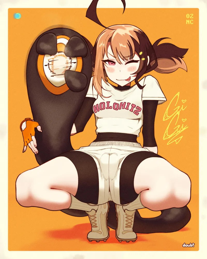 Thumbnail Smug Baseball Gigi (doubt) [Hololive]