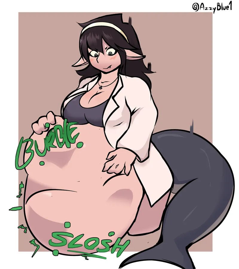 Thumbnail {image} vore comm for @deeznatsium on twitter (art by me)