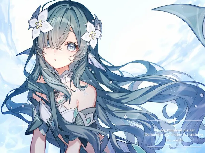 Thumbnail A gentle mermaid from the deep