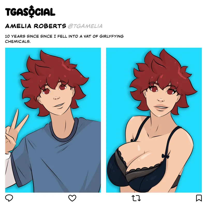 Thumbnail Amelia • TGASocial • MTF Tranformation by TGAmelia