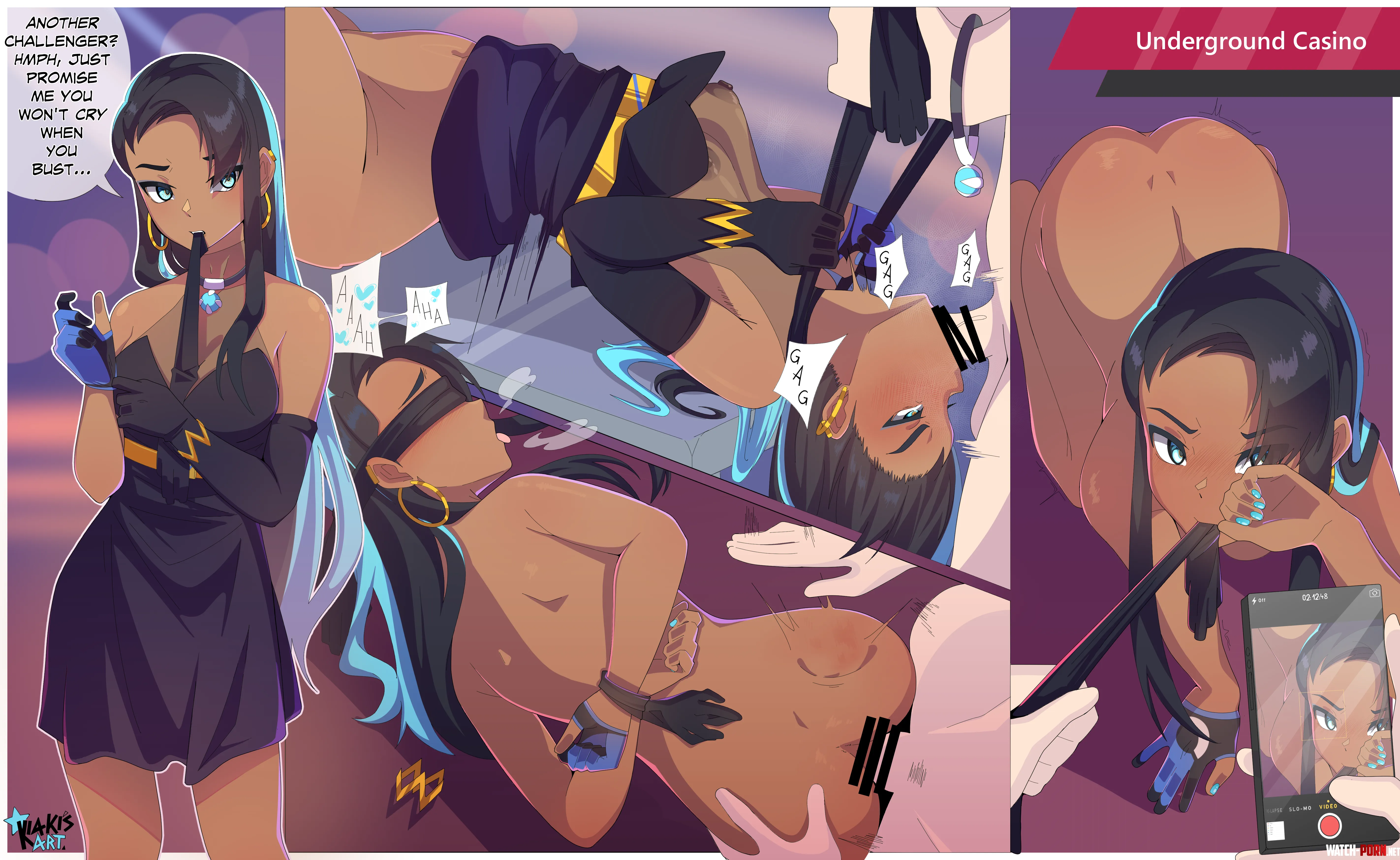 Nessa's down at the casino (KiakisArt) [Pokemon] by Ok-Psychology6916