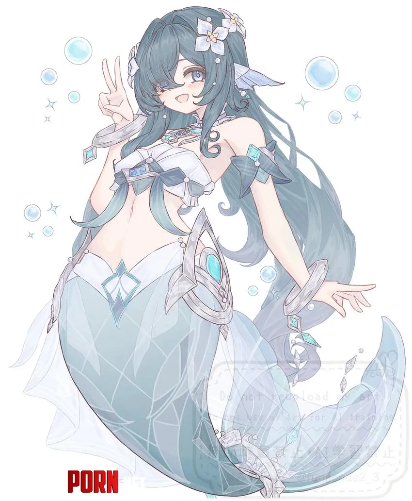 A cute siren to lure you in by amberr_quill