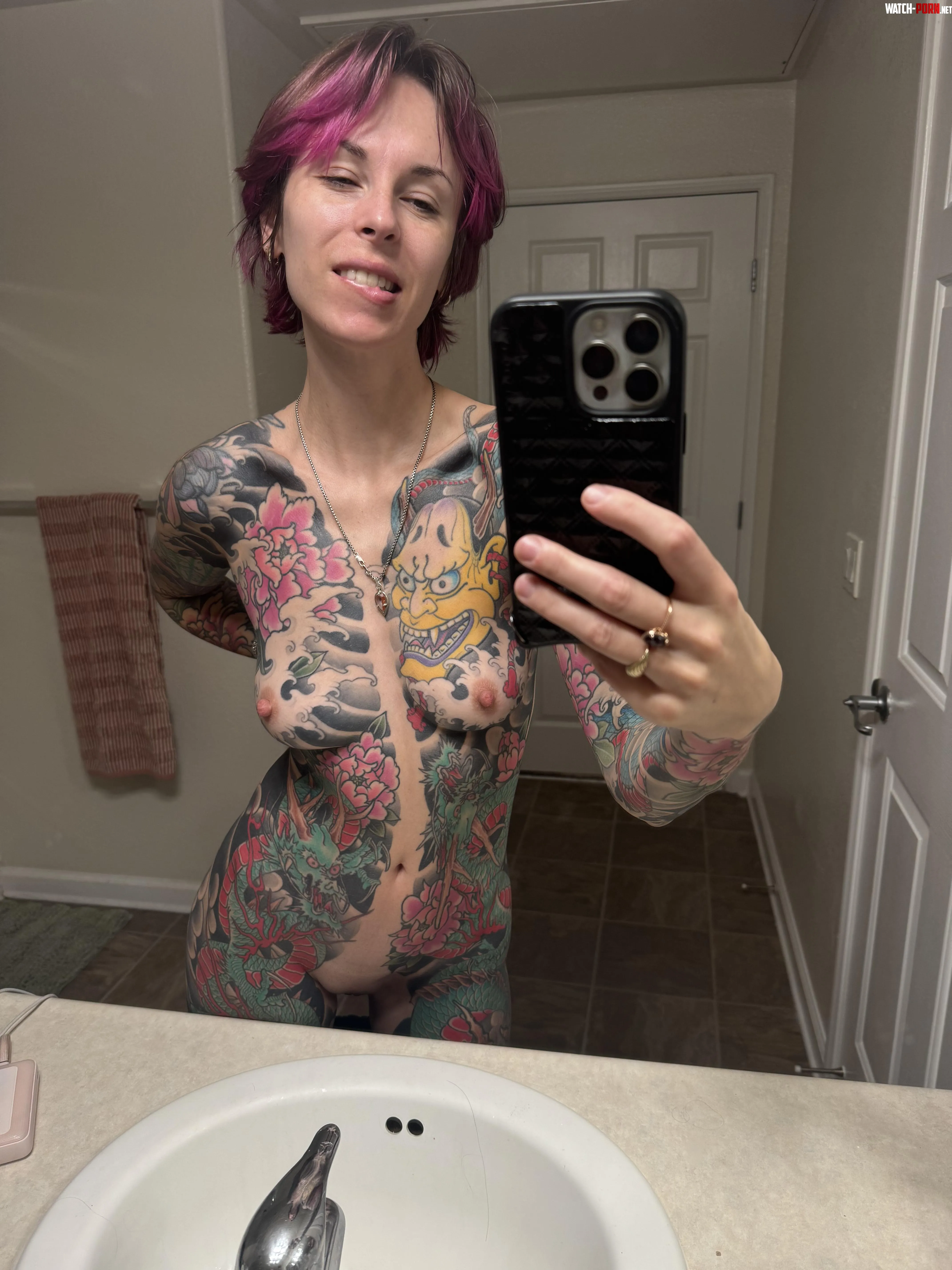 I get a lot of hate on my full body tatts by kuzagirl
