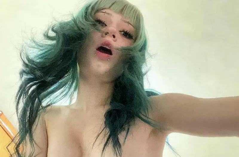 Thumbnail trying on old costumes alone