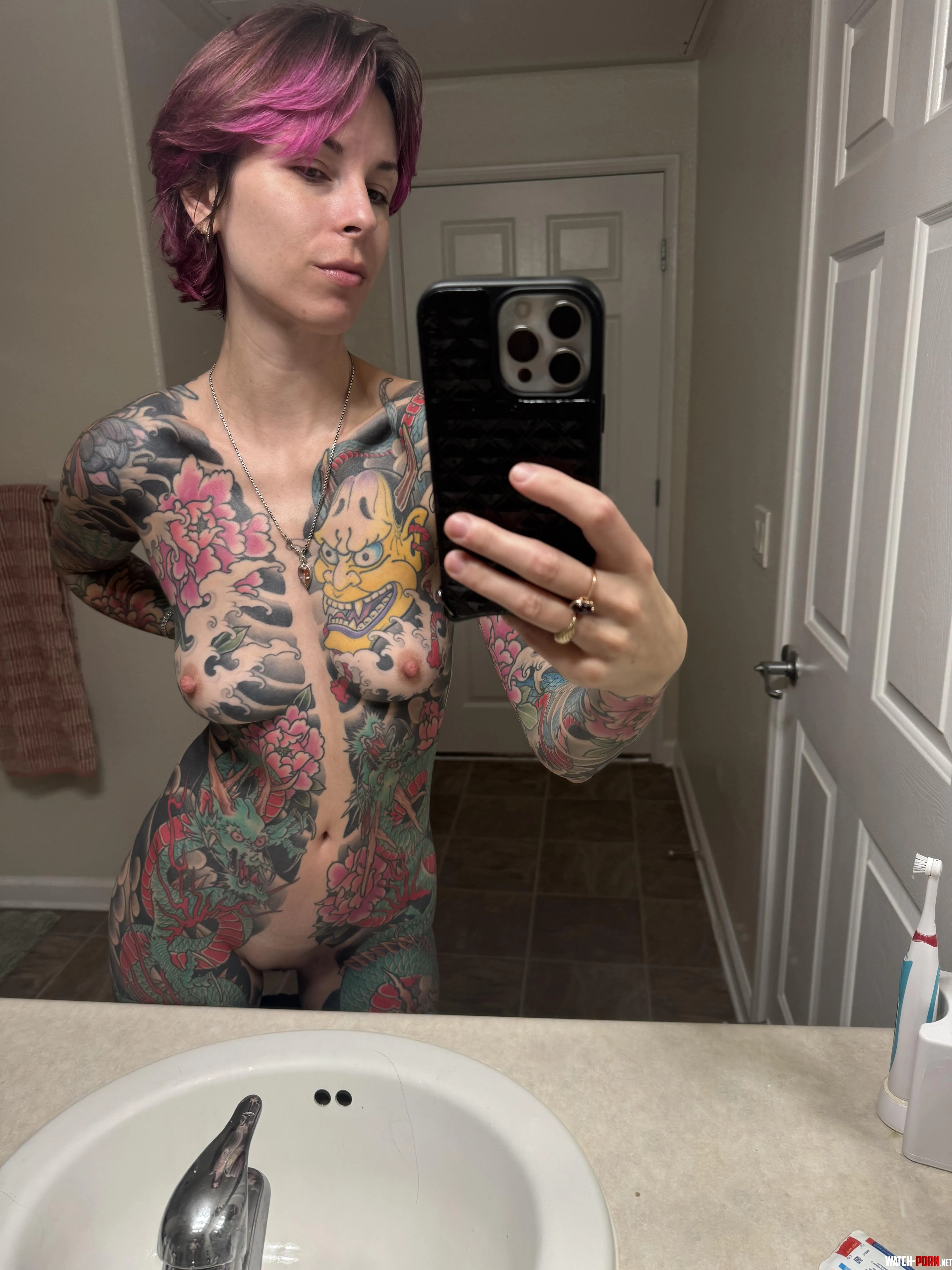 I get a lot of hate on my full body tatts by kuzagirl