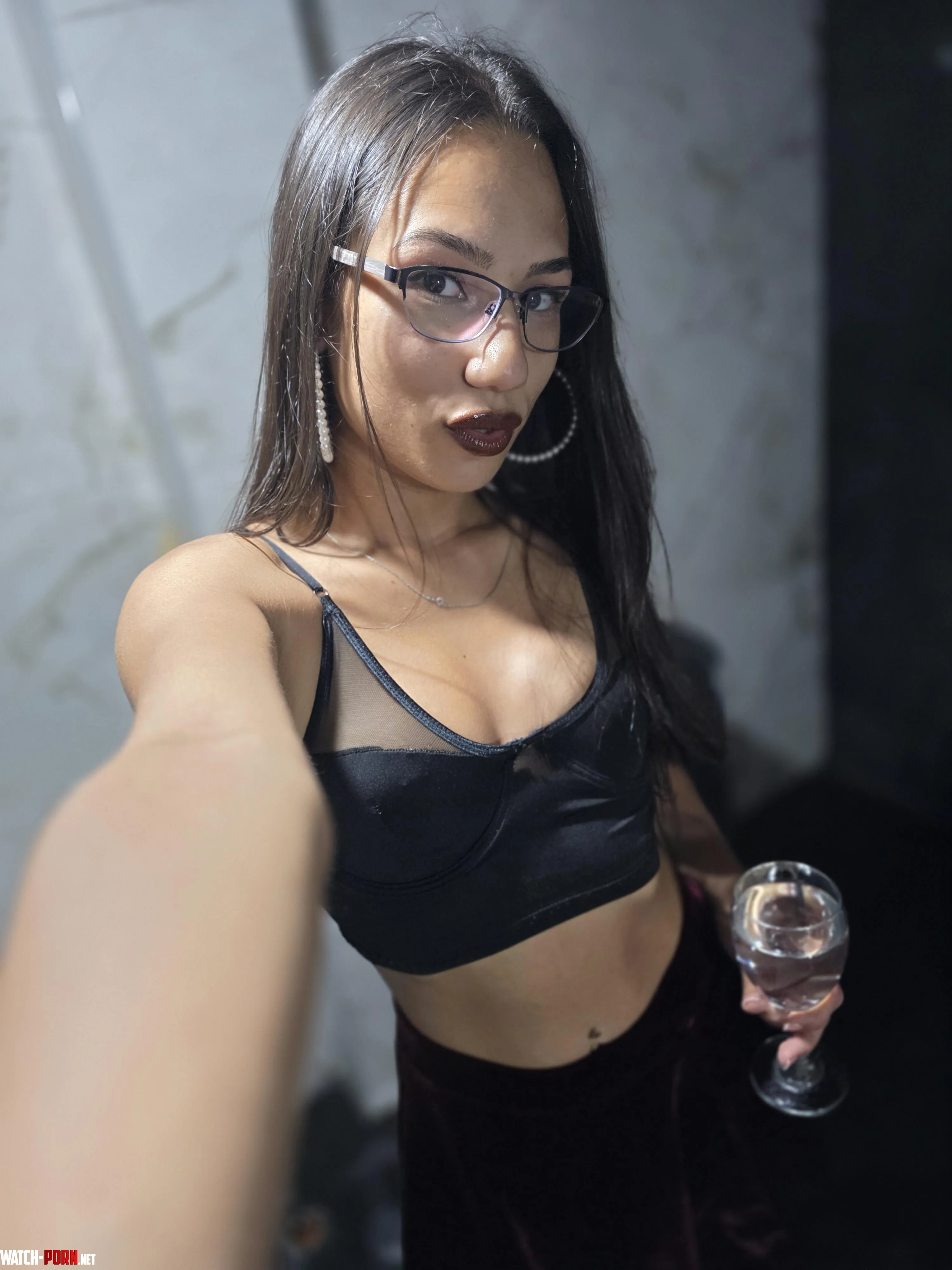 Saturday night, glass of water by CanelaMi