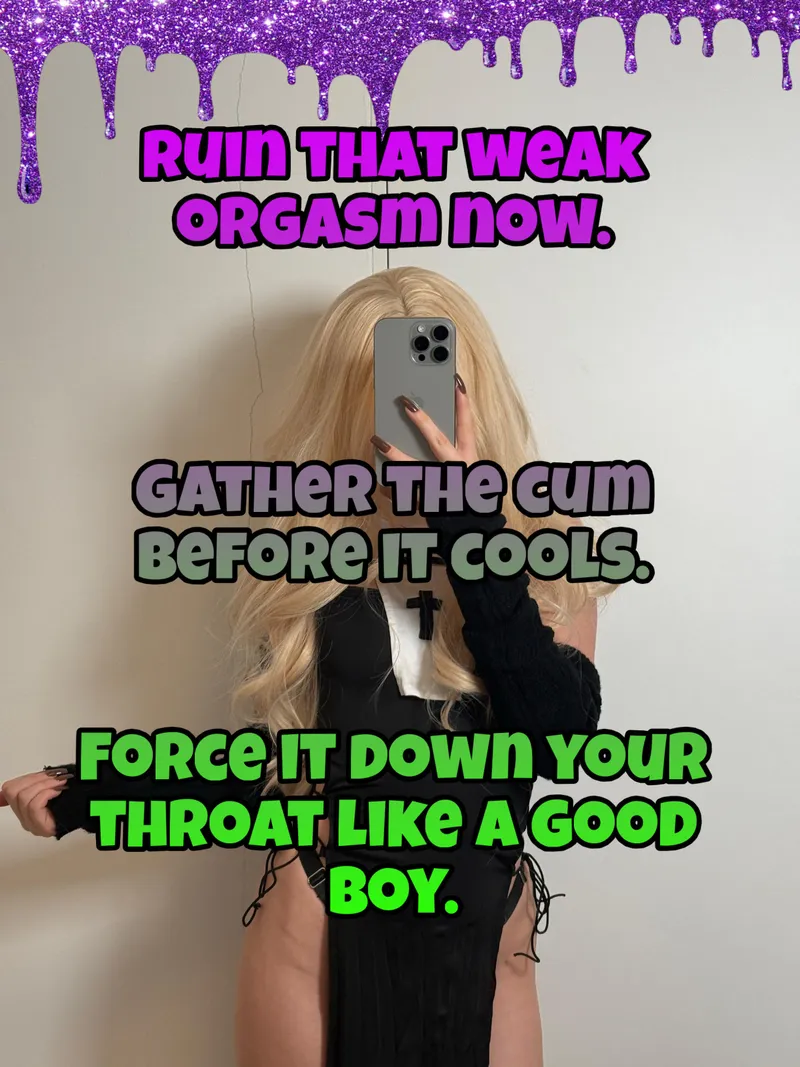 Thumbnail Ruin it now, scoop the cum, and swallow it like a good boy