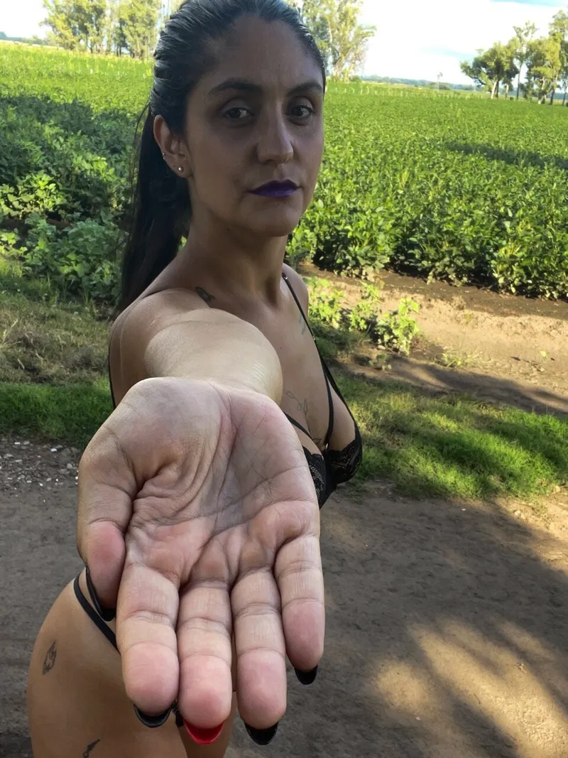Thumbnail Huge boobs + long nails = perfect match