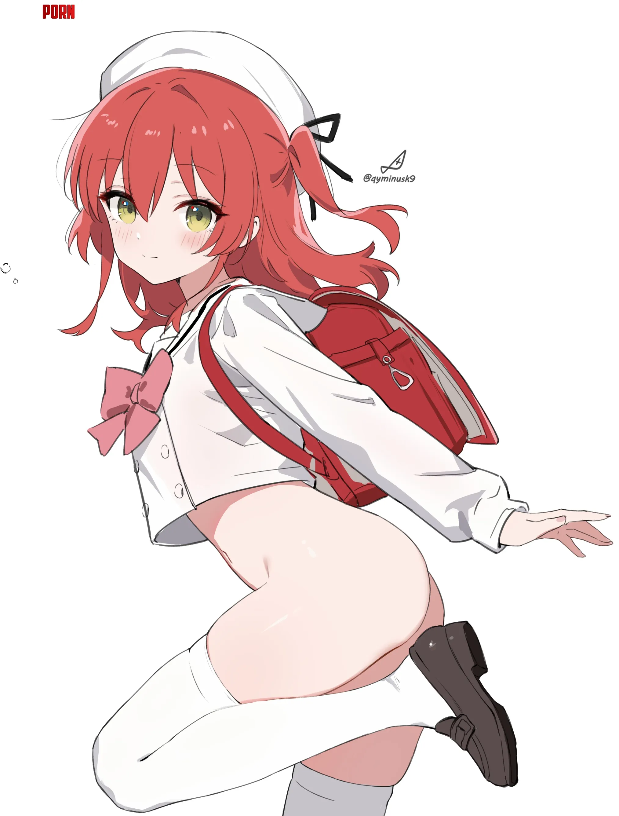 Serafuku Kita-chan (by @qyMinusk9) by Gray_Tower