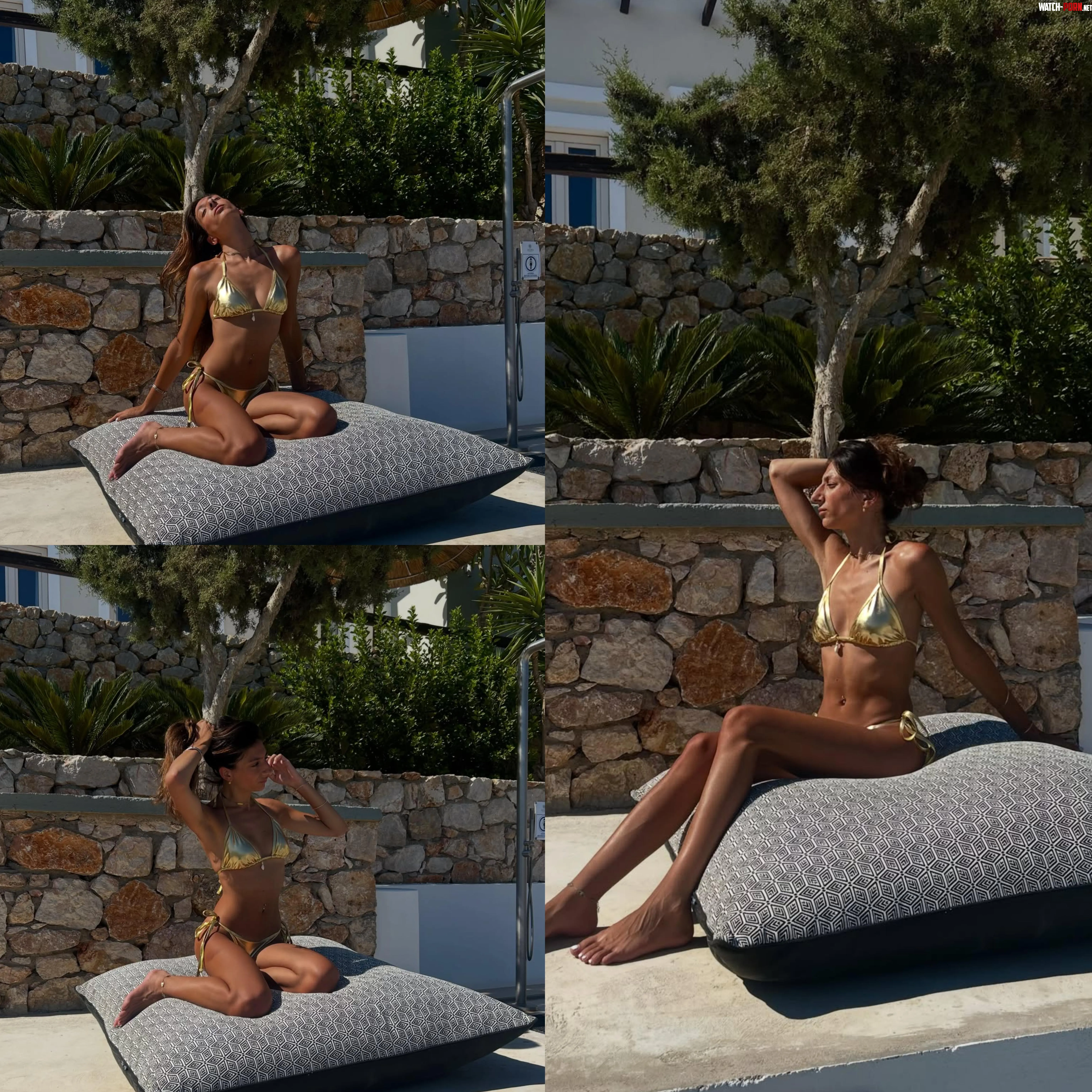 gold bikini by No-Examination-5073