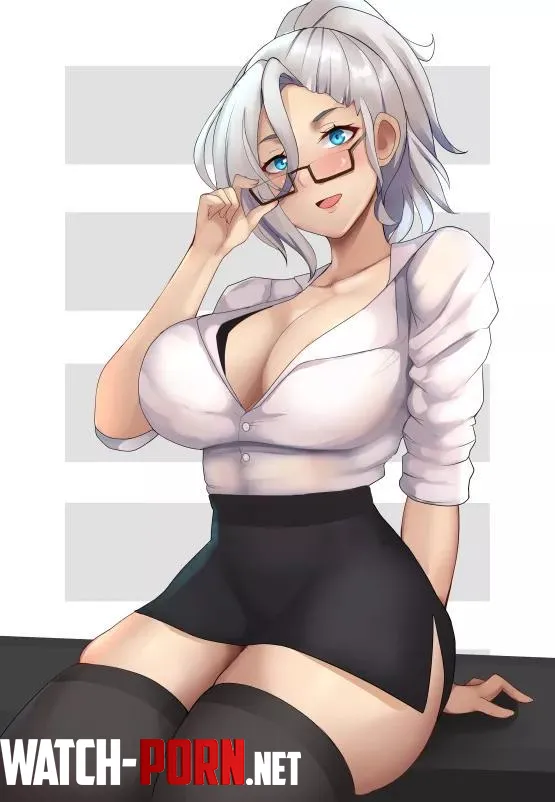 Office Lady Winter (lainart) by CinnamonSoules