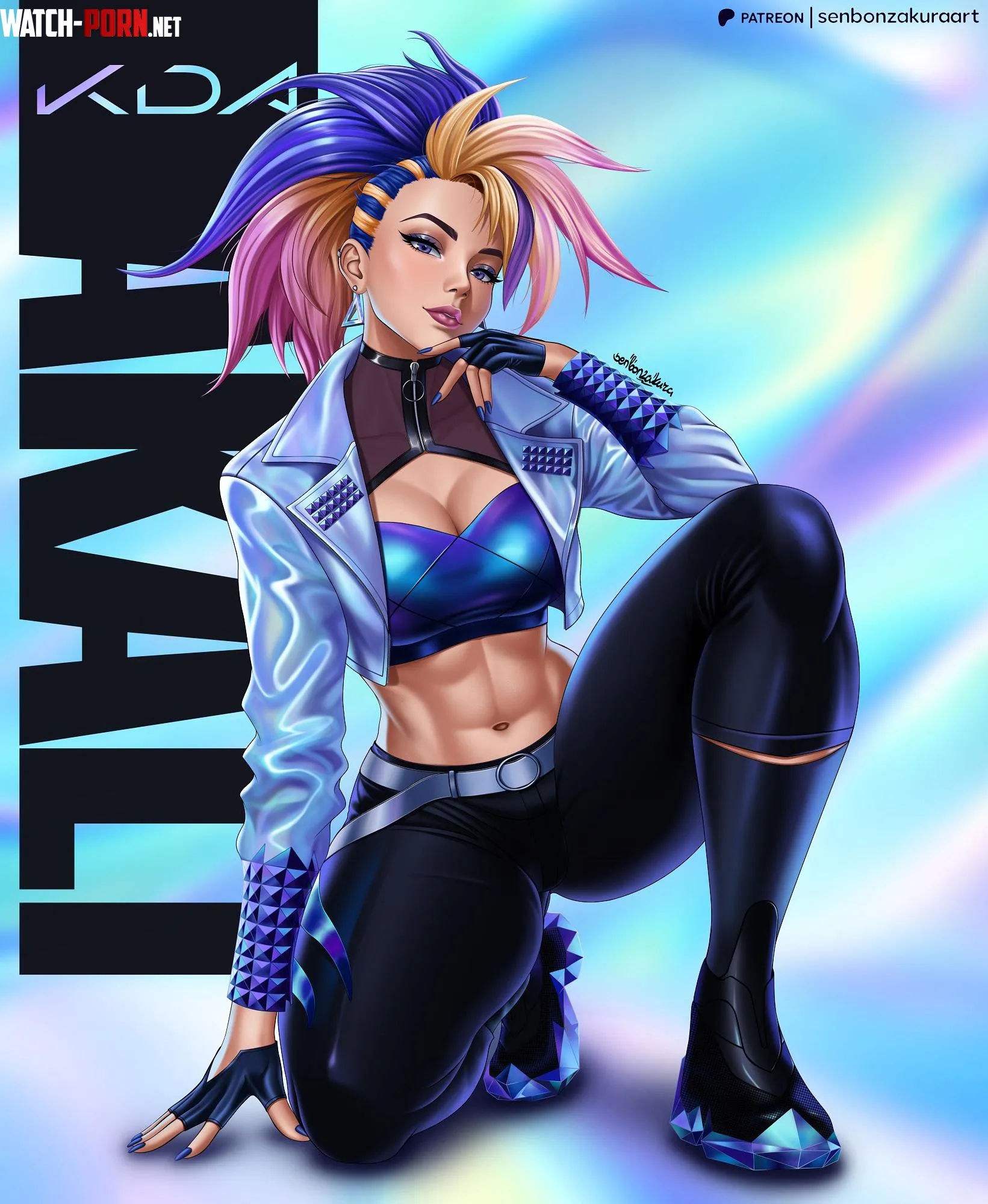 Akali KDA (SenbonzakuraArt) by Senbonzakura_art