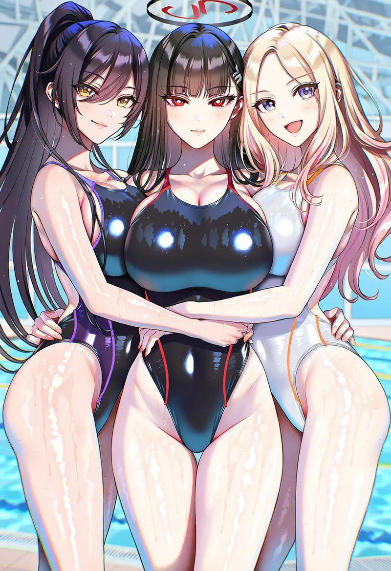 Thumbnail Sakuya Shirase, Rio Tsukatsuki, & Sena Juo