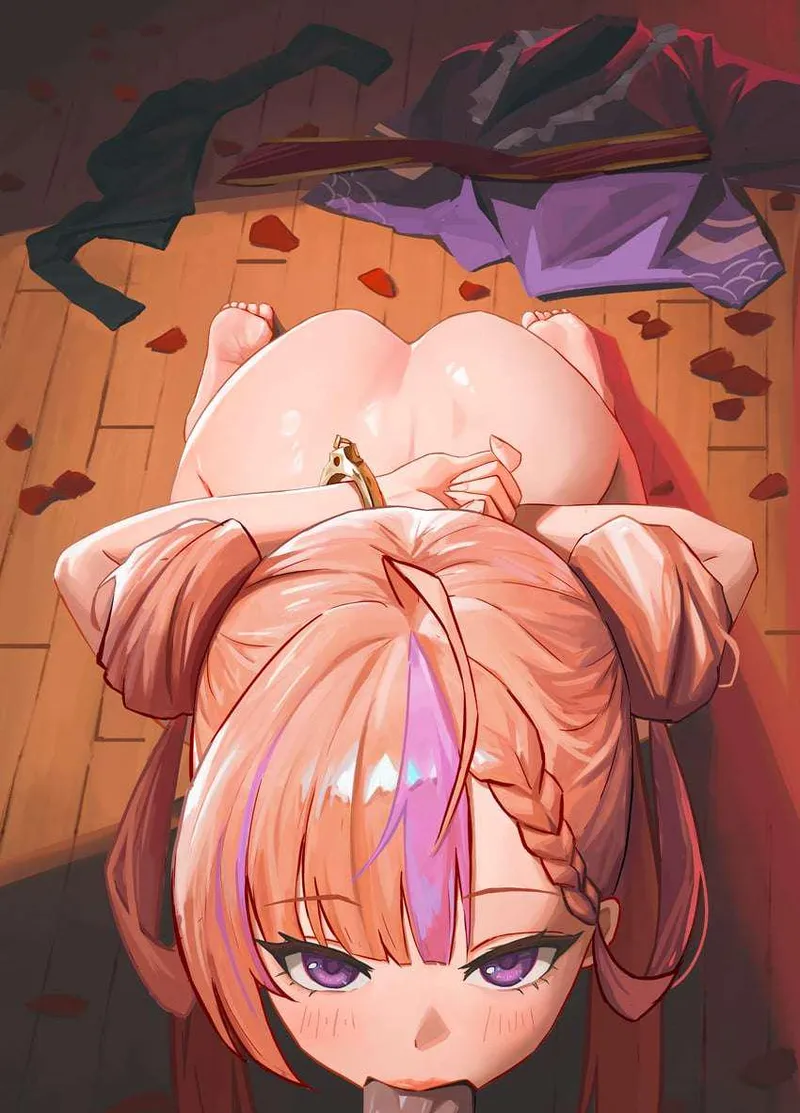 Thumbnail Sucking with handcuffs on must be very uncomfortable... But you'll endure that for me, right, pet?