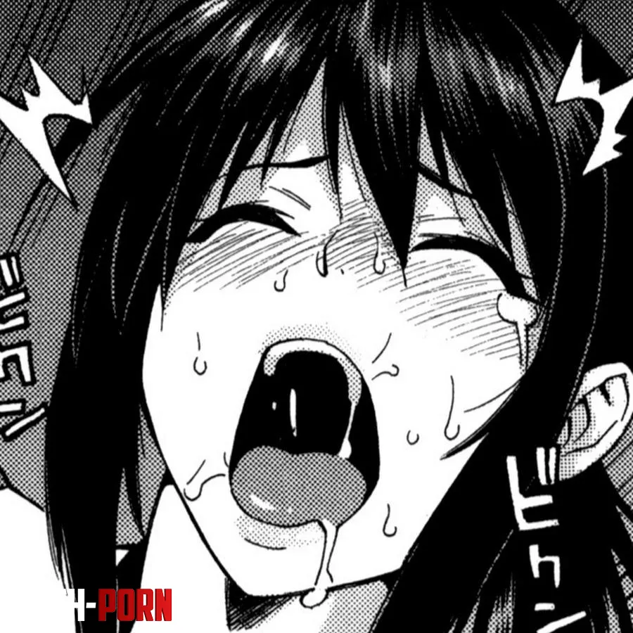 LF Mono Source: 1girl, open mouth, black hair, closed eyes, sweat drop by Over-Accountant-6391