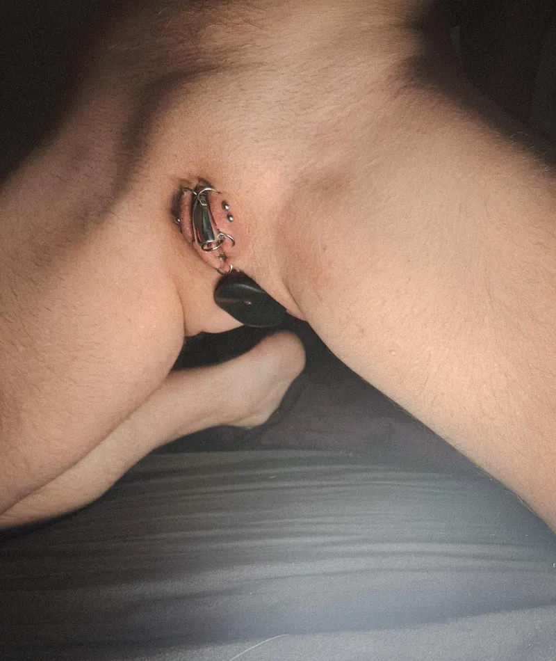 Thumbnail just another cage & plug check before bed 💓 (ftm)