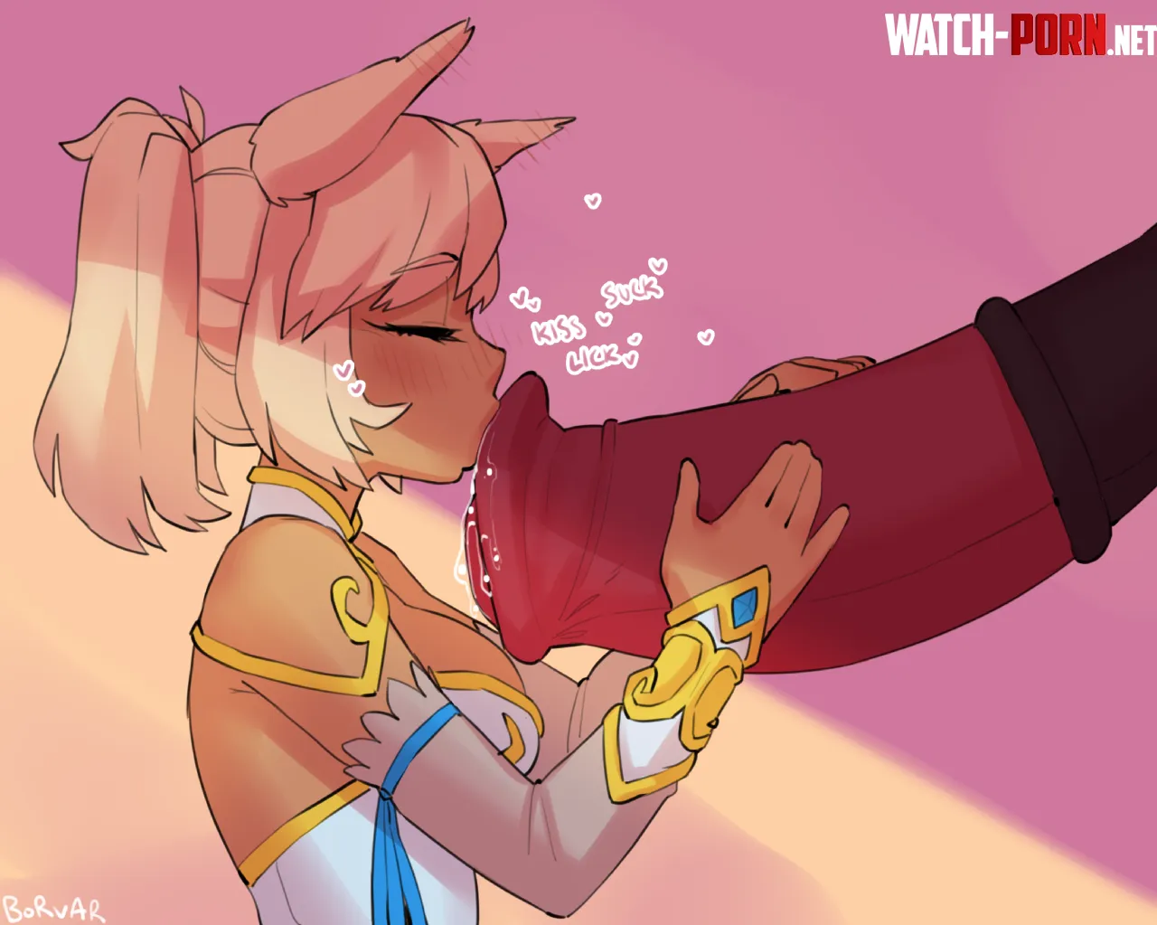 A good girl worshipping her lover~ (Borvar) by FreeUseFuckToyyyy
