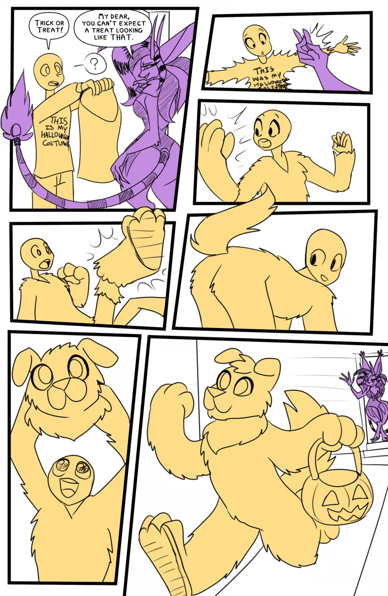 Thumbnail Trick For Treat Fursuit TF (YCH Auction with Altera by JitterbugJive)