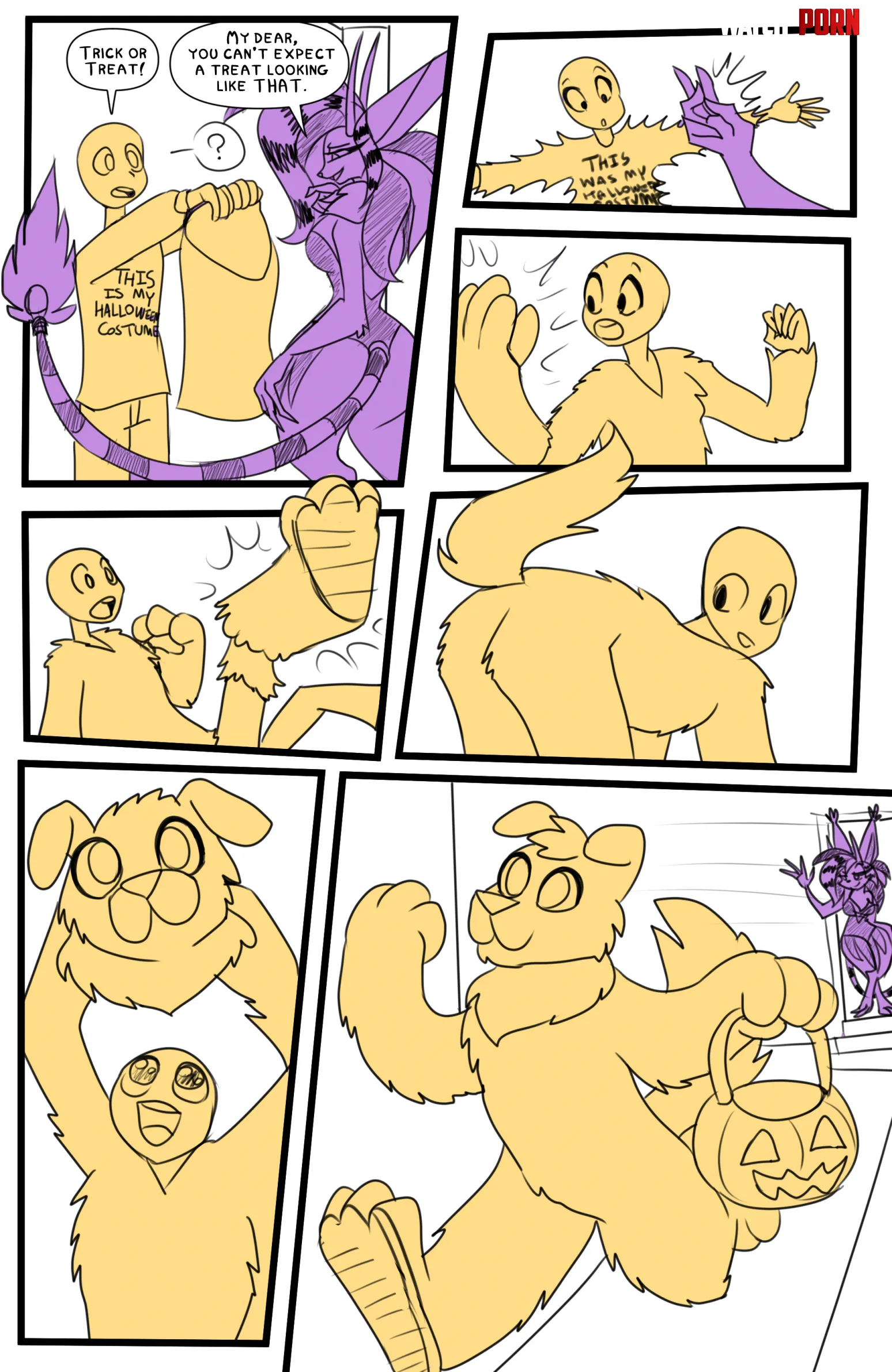Trick For Treat Fursuit TF (YCH Auction with Altera by JitterbugJive) by Green-Ad-253