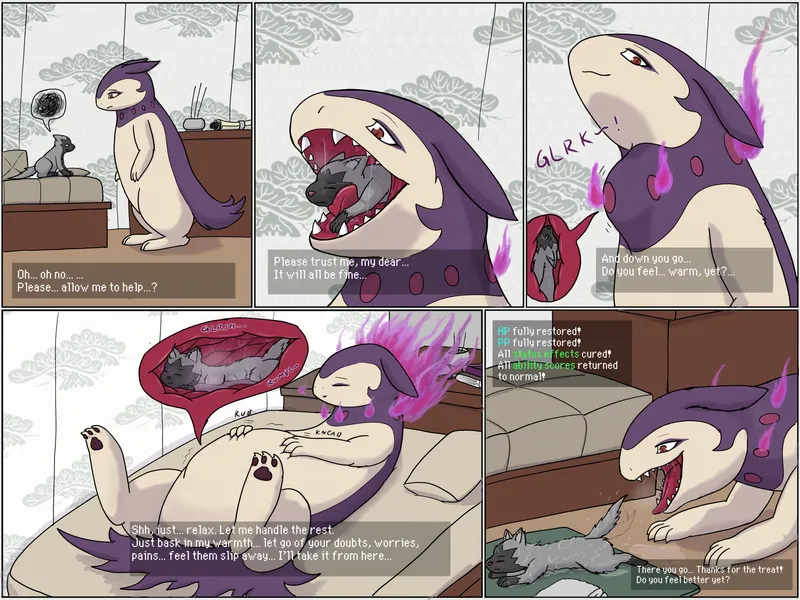Thumbnail {Comic} Hisuian Healer by Harker (Healing Vore)