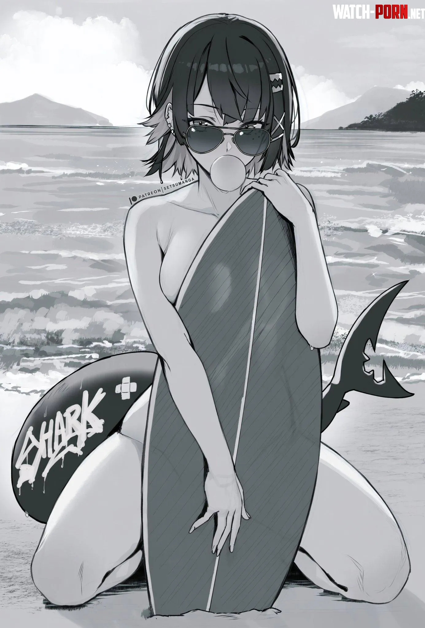 Surfer Ellen on a nude beach (@SetsuManga2) [ZZZ] by WaddleDynasty