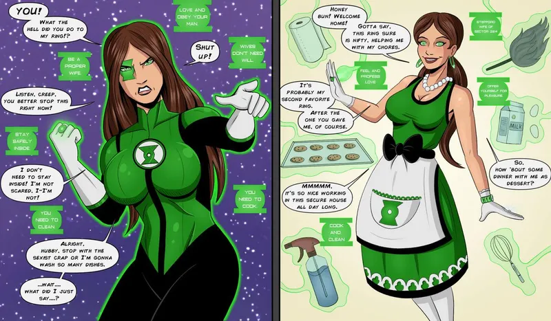 Thumbnail Beware Her Power! Green Lantern Wife! (PolManning)