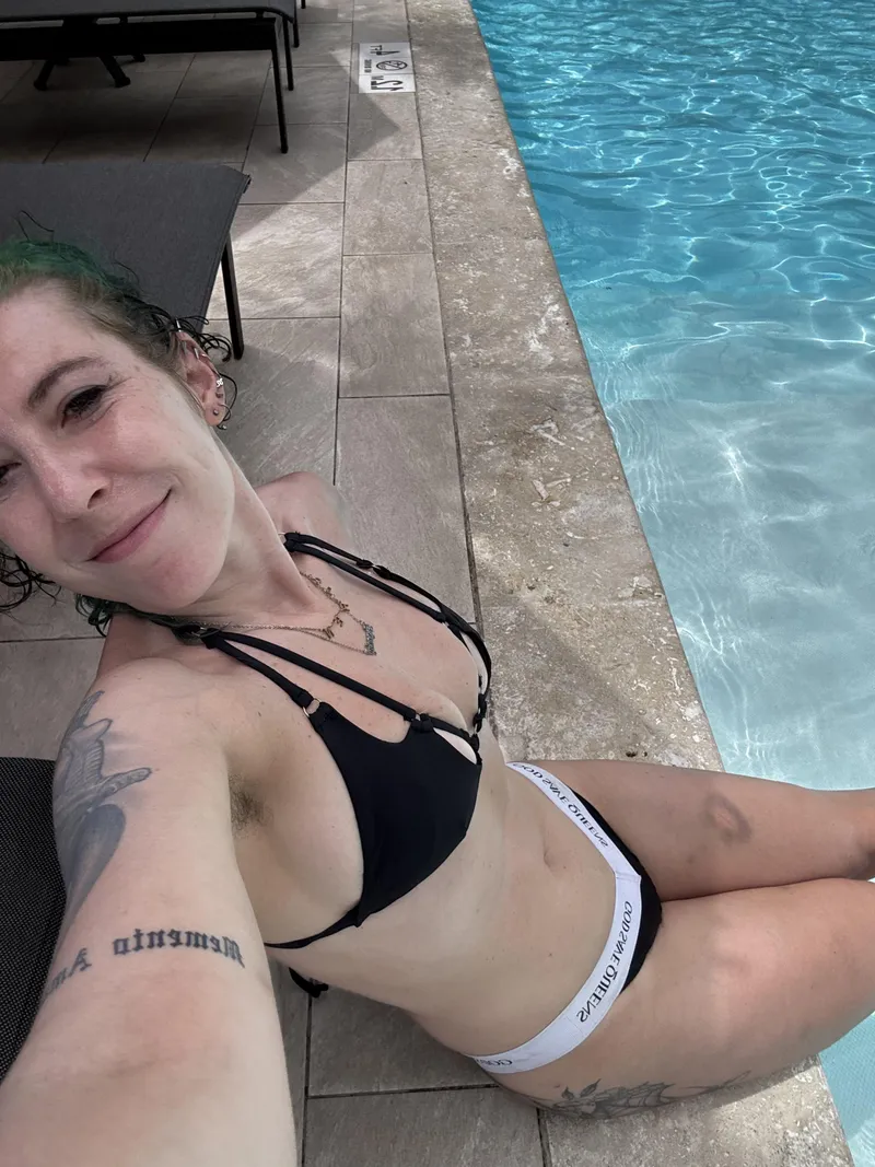 Thumbnail Out by the pool