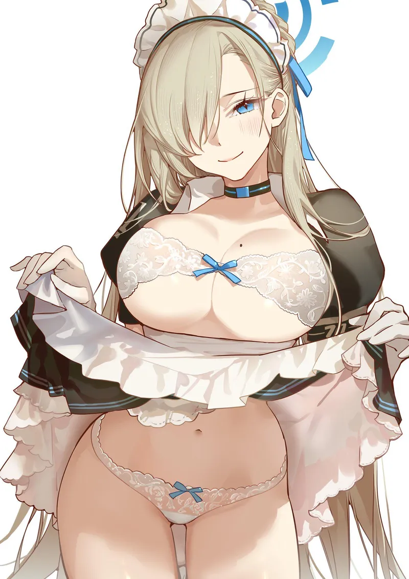 Thumbnail Maid Asuna showing off (@SakiceDial)