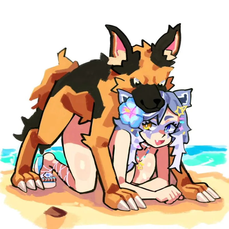 Thumbnail Fun on the beach (lu blu)