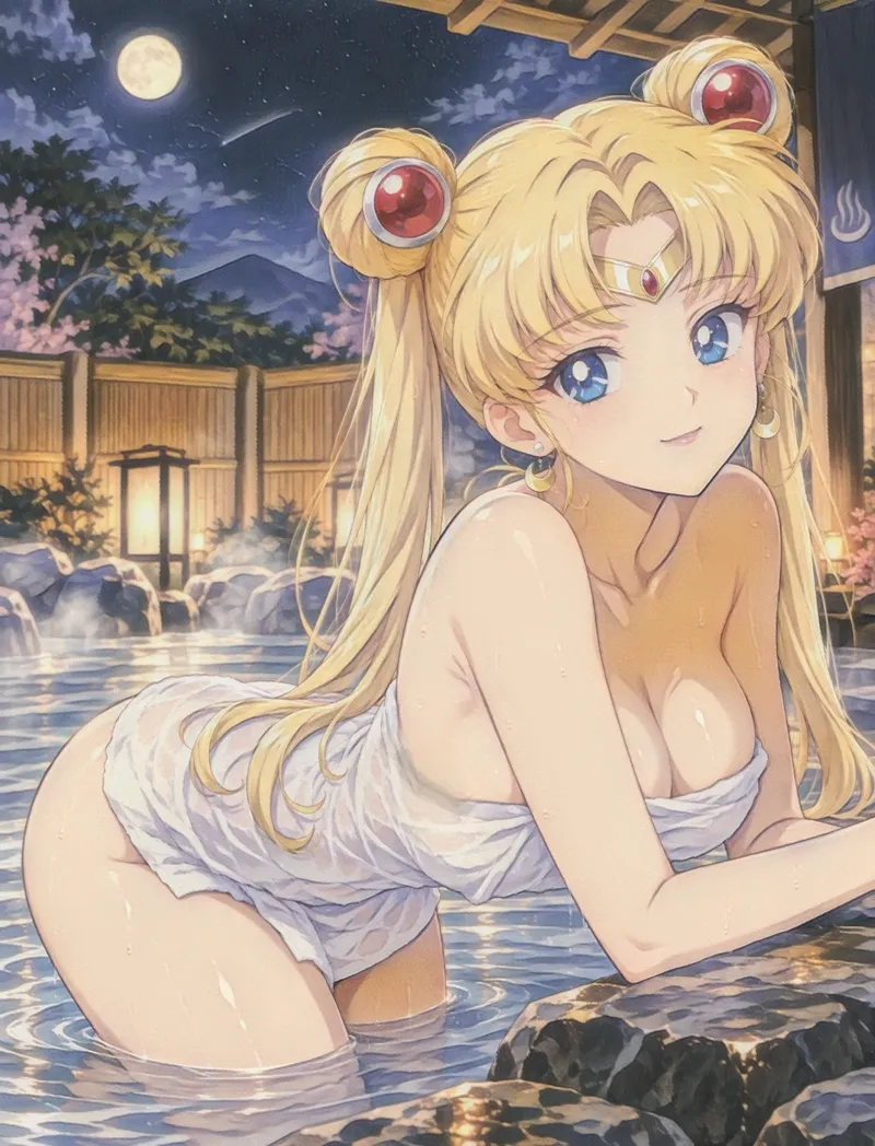 Thumbnail Sailor moon in the bathhouse [Sailor moon]