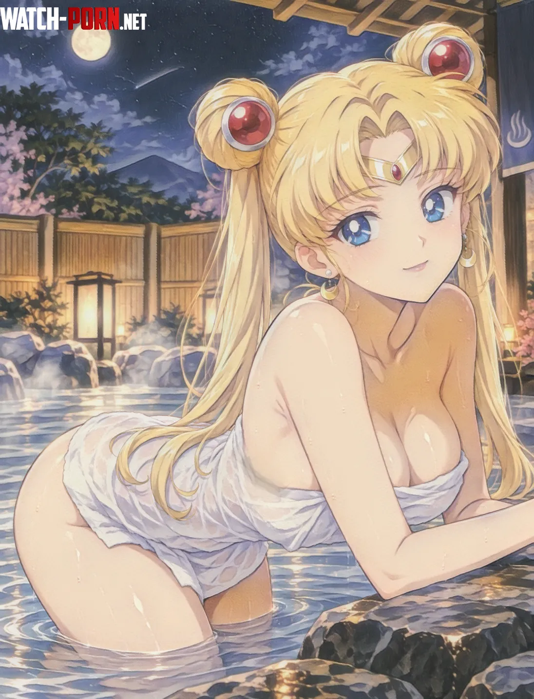 Sailor moon in the bathhouse [Sailor moon] by LiveHB