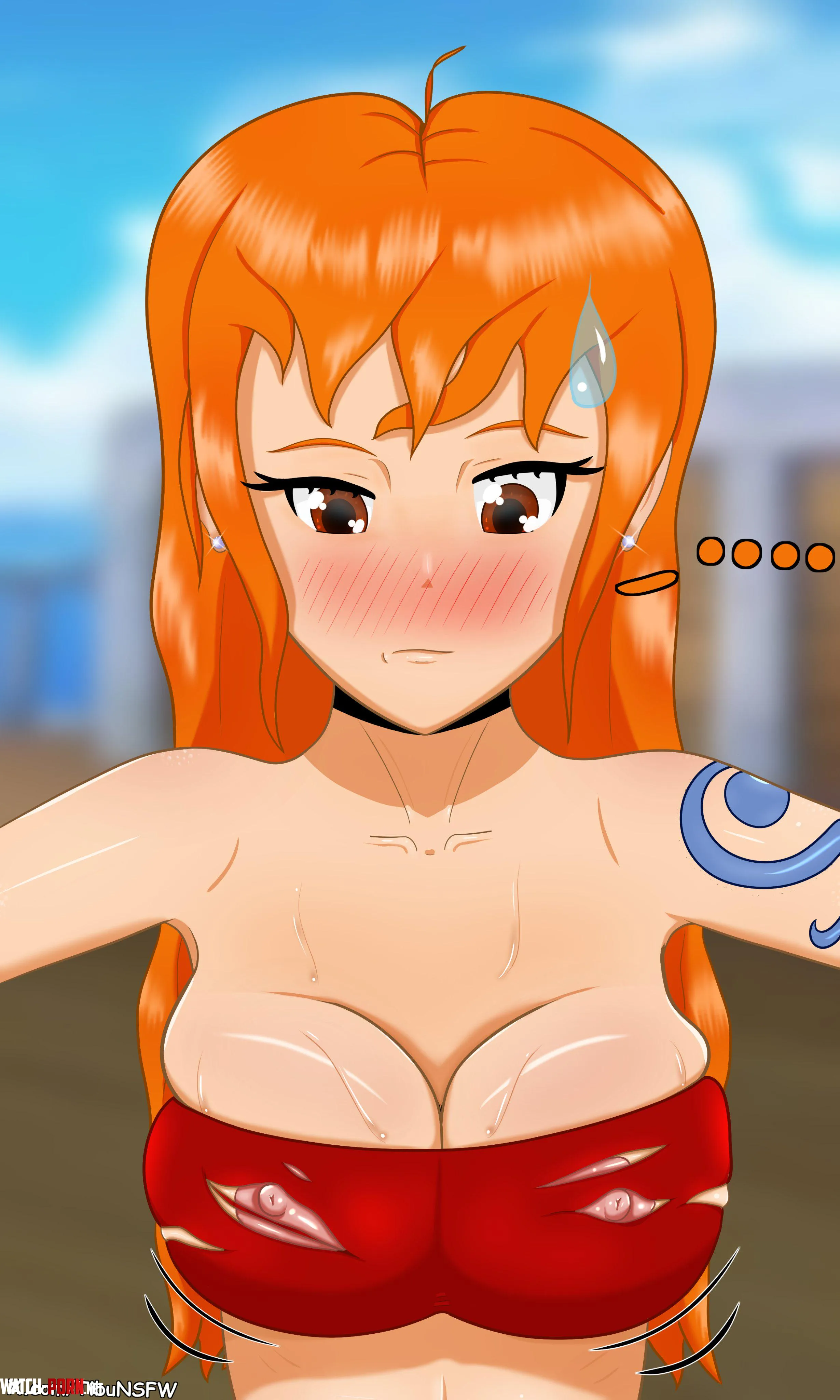 New Top for Nami (Tibu) by TibuNSFW