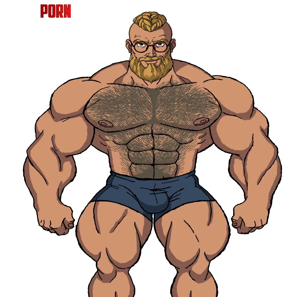 Muscle daddy ( Art by Me) by Equivalent_Monitor29