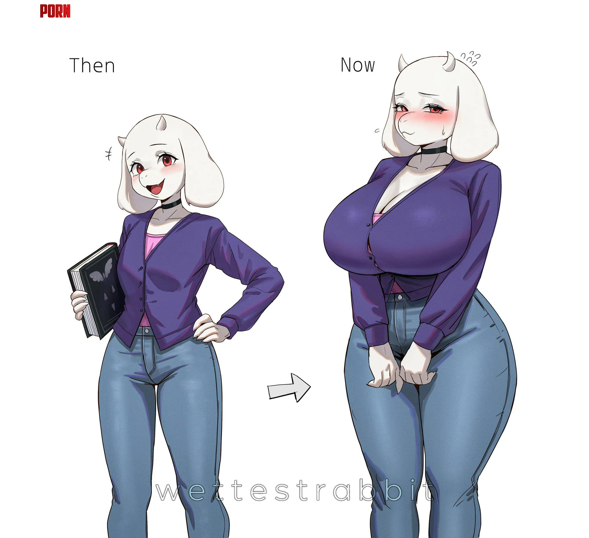 [Toriel] momification by wettestrabbit