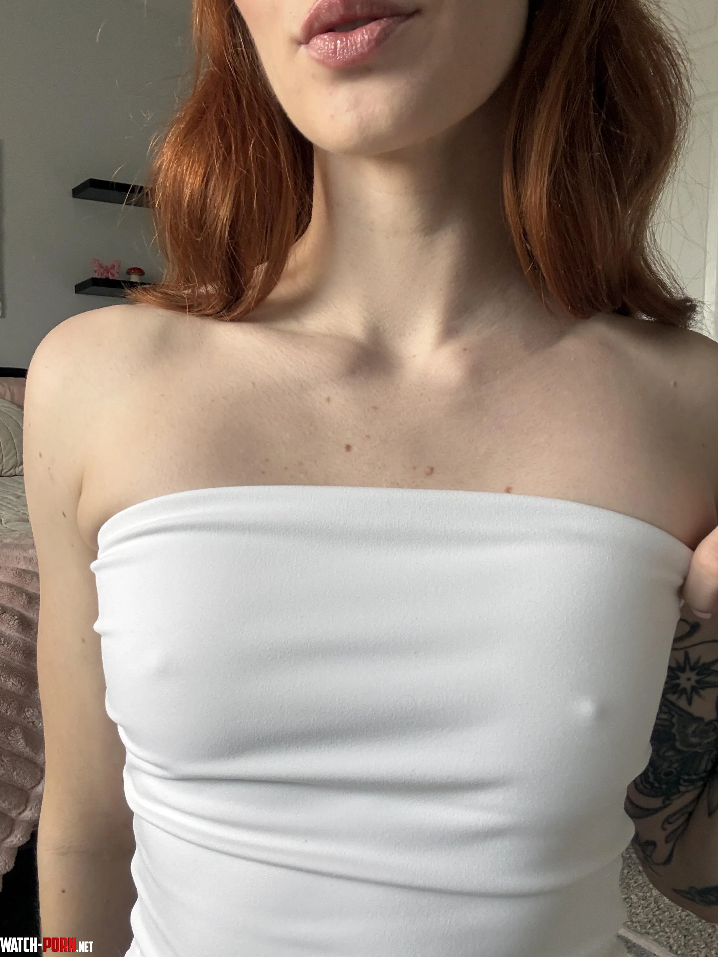 Pokies in white by Brooke__bby