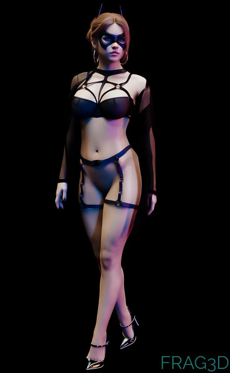 Thumbnail Batgirl in Black Lingerie (Frag) [DC]