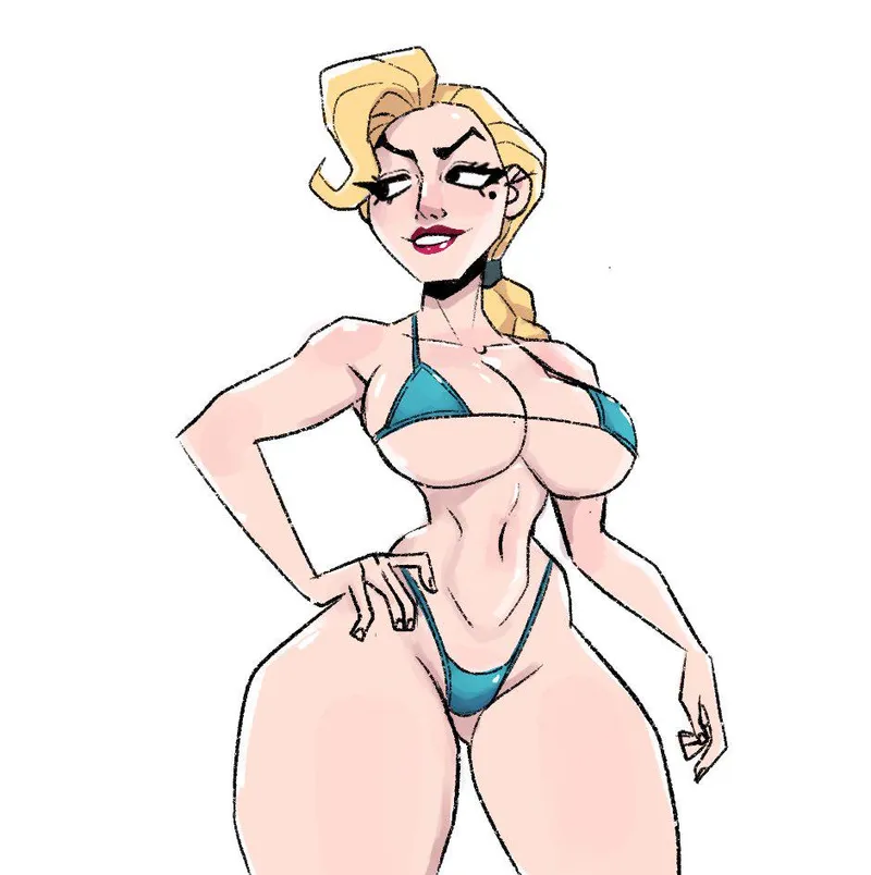 Thumbnail Helga Sinclair in her best bikini (@VanillaSketchy) [Atlantis: The Lost Empire]