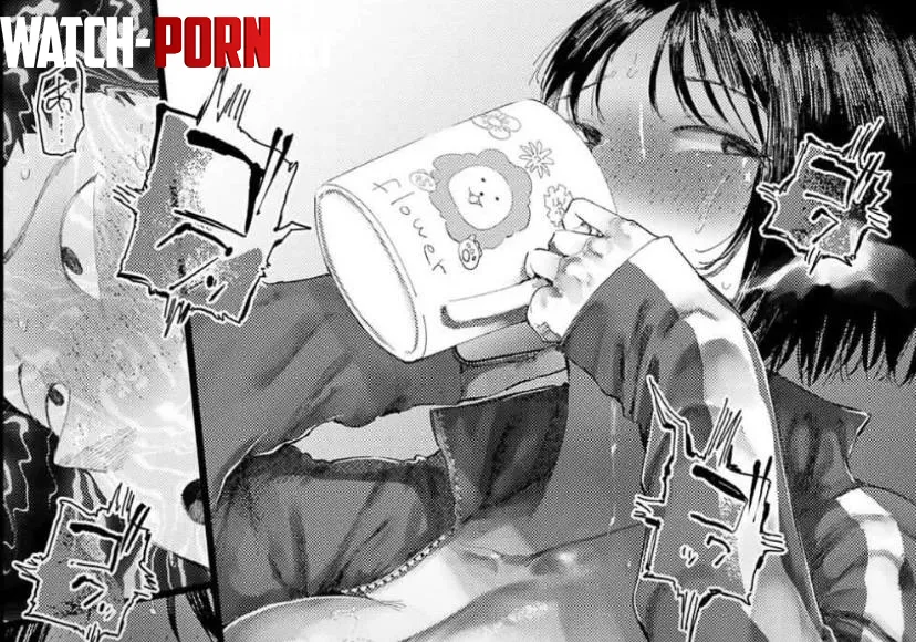 LF Mono Source: 1boy, 1girl, japanese text, Drinking from cup, blushing, sweating, lion, flower by XboxKinectftw