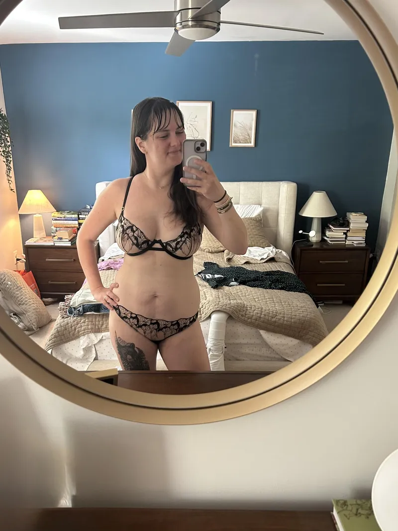 Thumbnail I love wearing a sexy set under my normal mom clothes