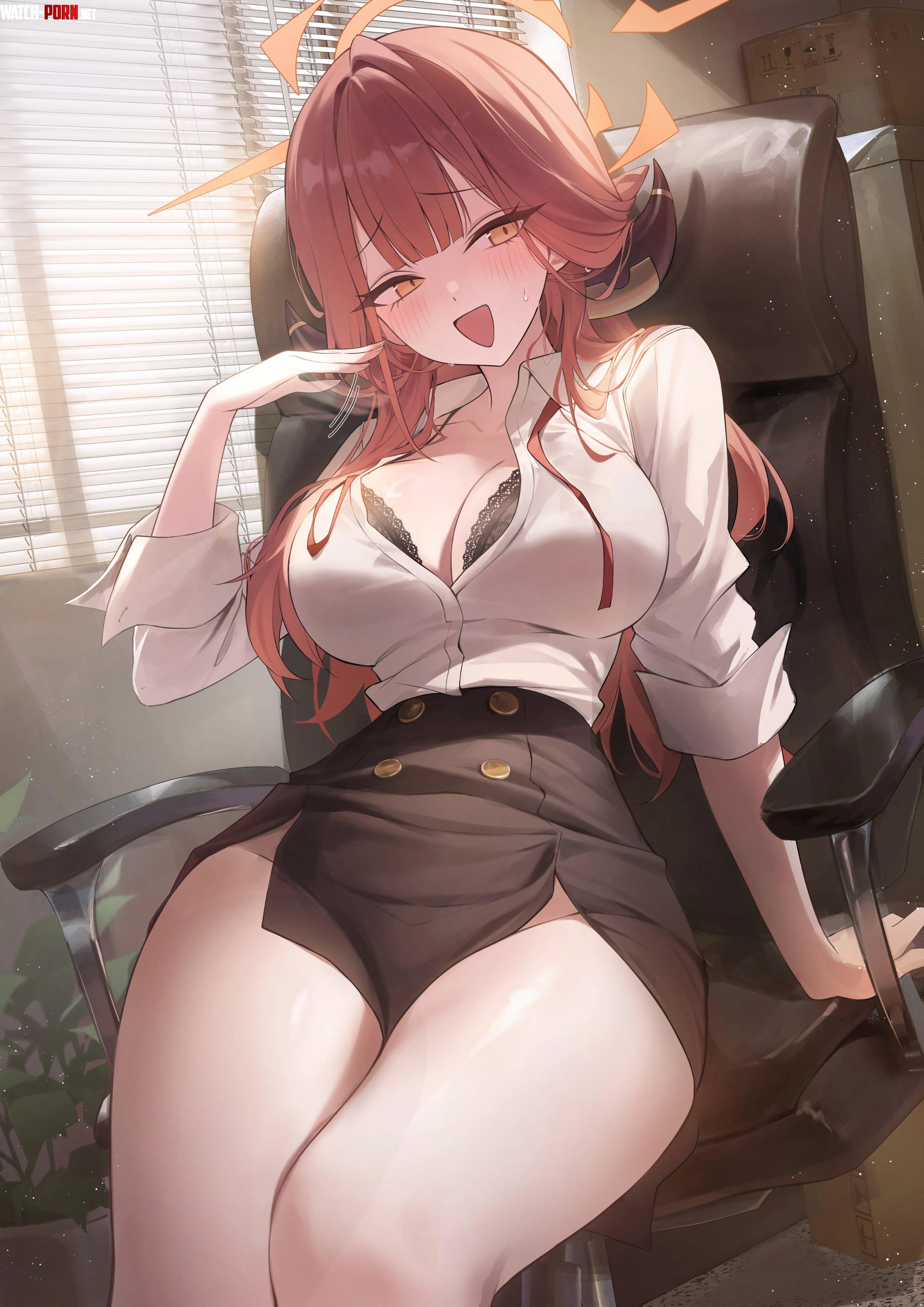 Thicc Thighs Aru (okkizzz) [Blue Archive] by Iriyasufiiru