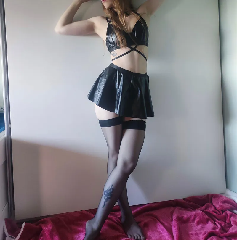 Thumbnail Leather makes me feel extra slutty for you 😏