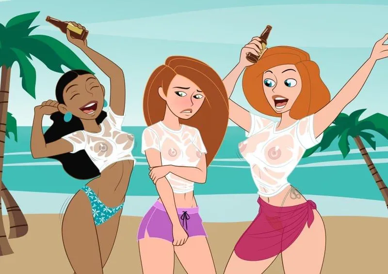 Thumbnail Kim gets embarrassed by Ann and Monique [Kim Possible] (OriginalTKW)