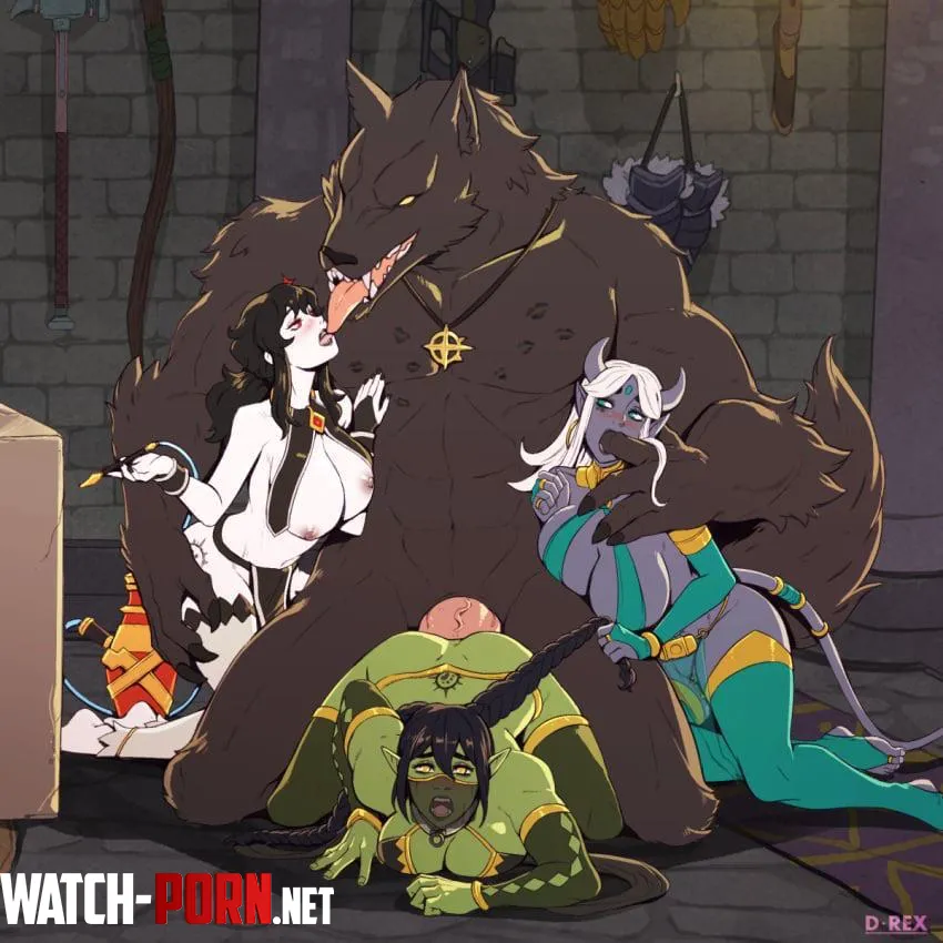 Party defeated and dominated by the werewolf by Standard-Tie-7456