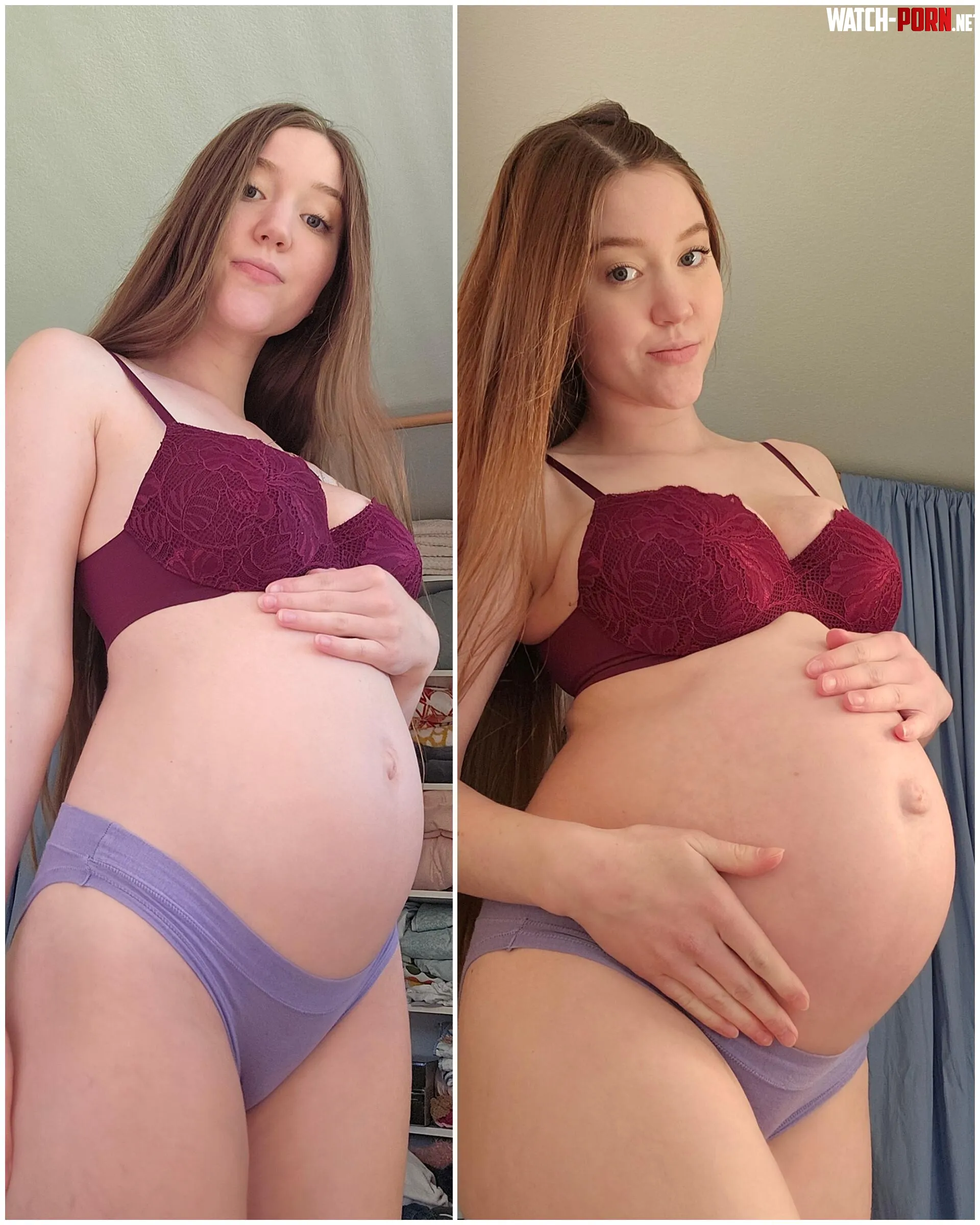 18 vs 38 weeks pregnant by jade_love_12345
