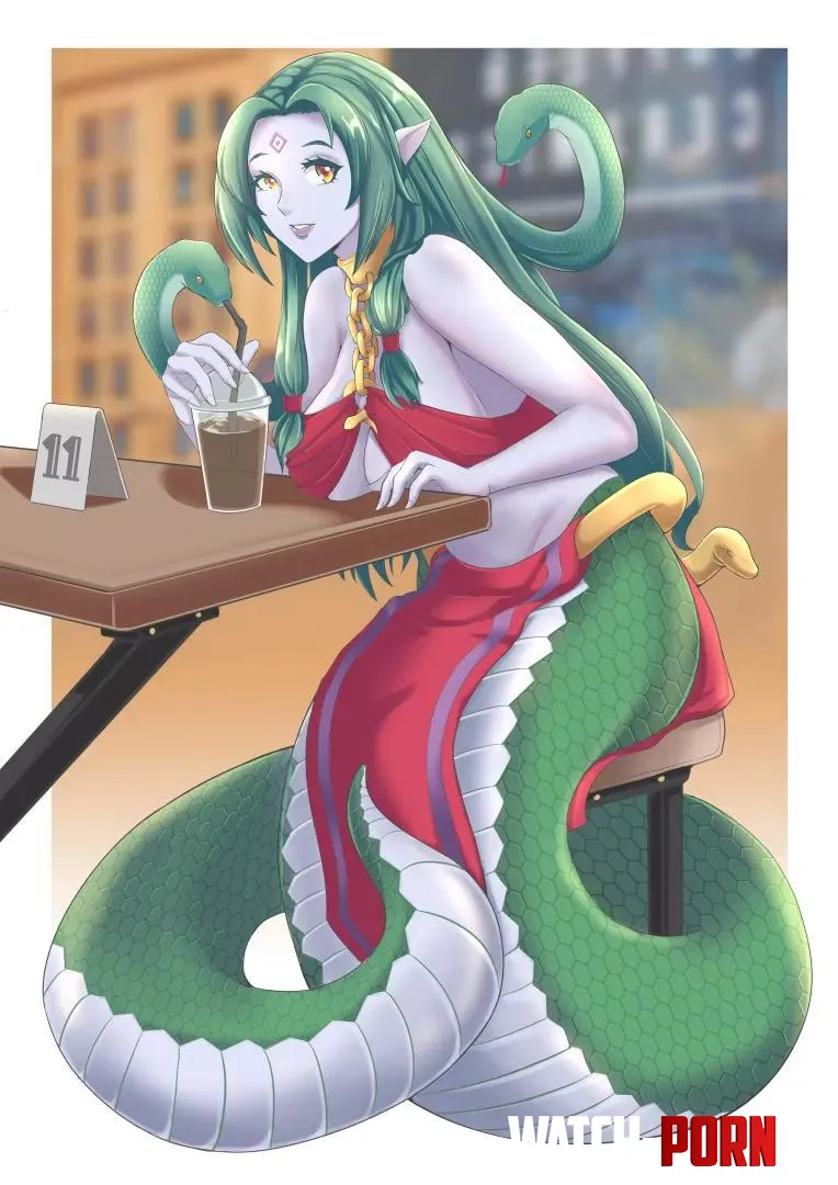 Date with a beautiful Lamia by WhisperedWishs