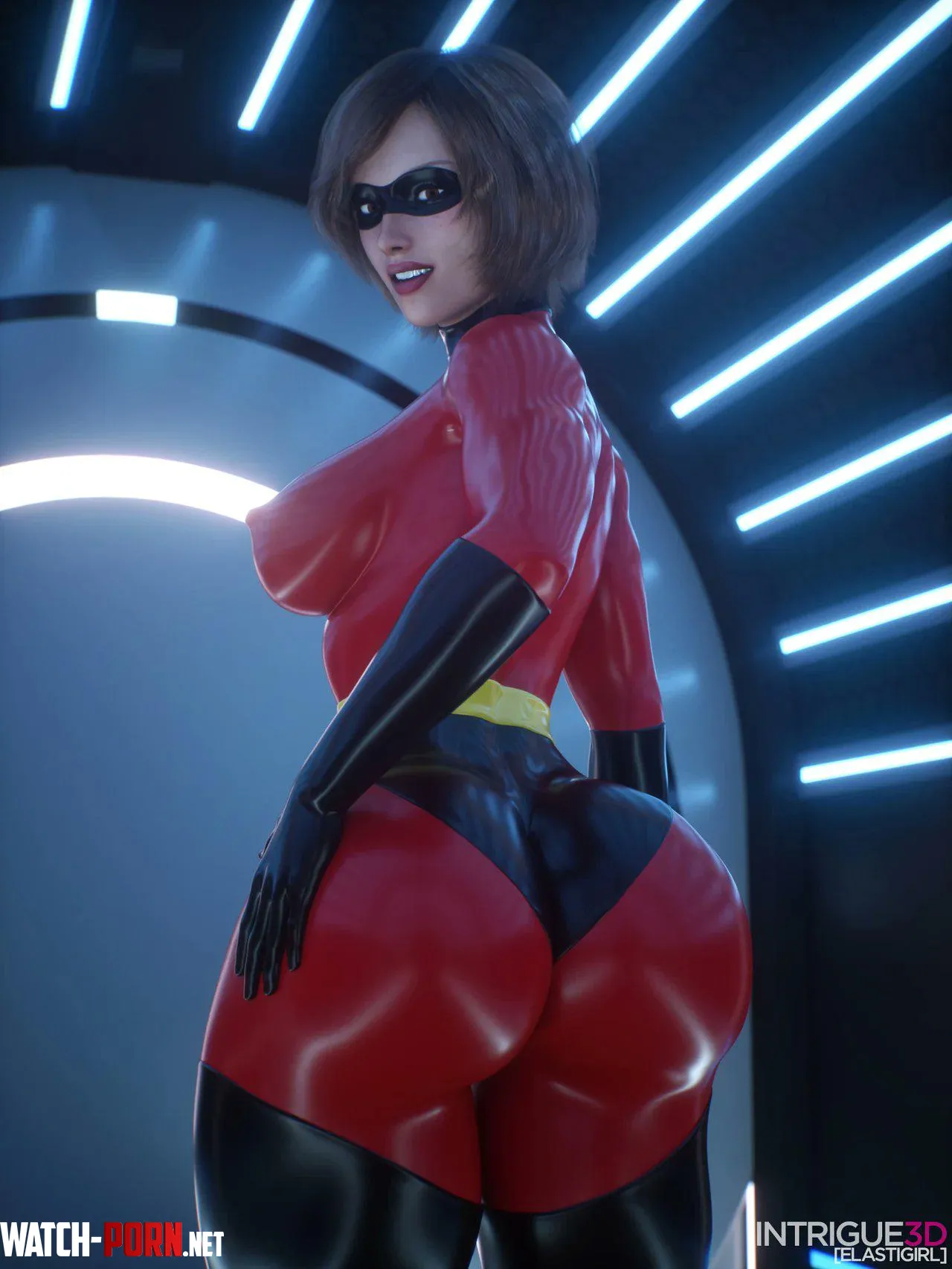 Elastigirl Dump Truck (intrigued) [Disney] by __X69X__